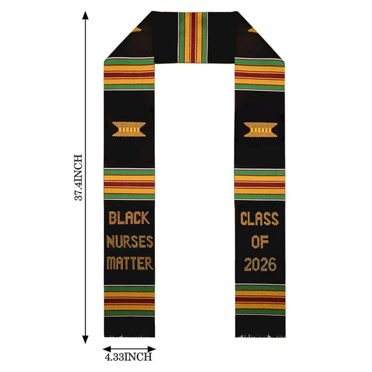 Black Nurse Matter Graduation Stoles