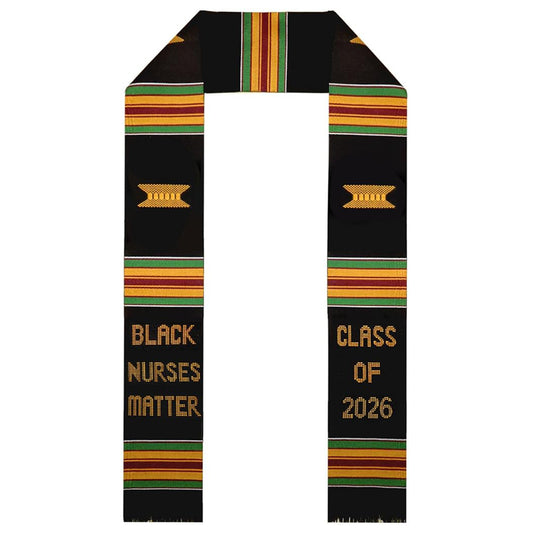 Black Nurse Matter Graduation Stoles